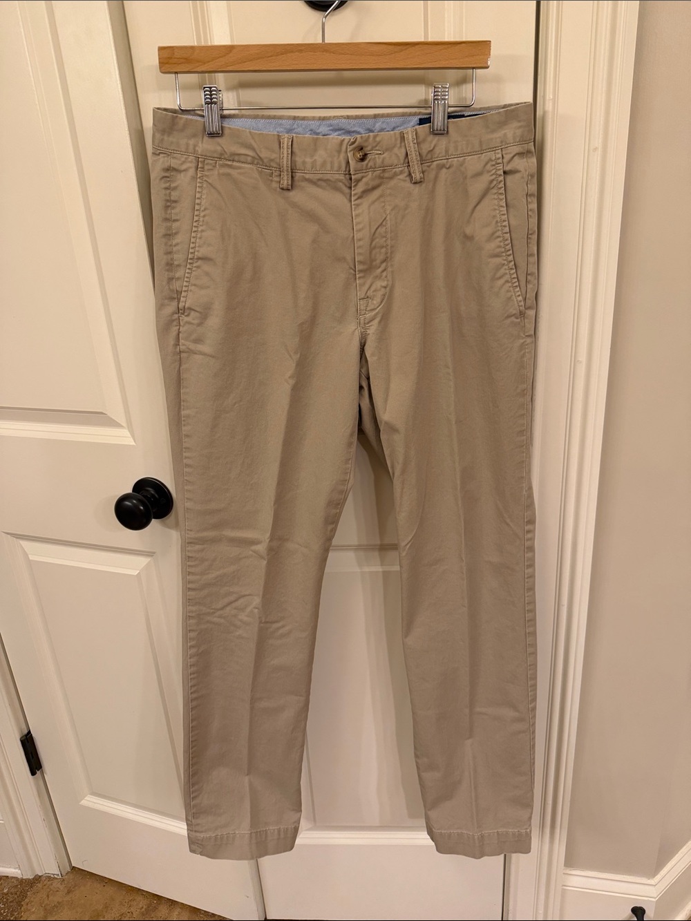 Polo by Ralph Lauren Men's Khaki Straight Stretch Fit Chinos 32 x 32